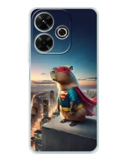 Чехол для Xiaomi Redmi 13x с картинкой «Капи-мен супергерой» Чехол для Xiaomi Redmi 13x с картинкой «Капи-мен супергерой»