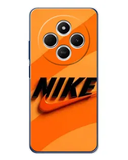 Чехол для Xiaomi Redmi 14C с картинкой «Оранжевый драйв Nike»