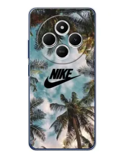 Чехол для Xiaomi Redmi 14C с картинкой «Тропический принт Nike»