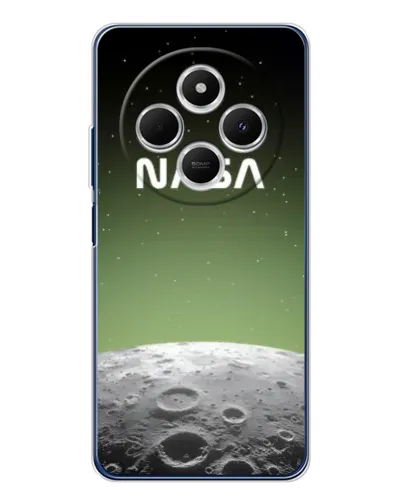 Чехол для Xiaomi Redmi 14C с картинкой «NASA — лунный градиент»