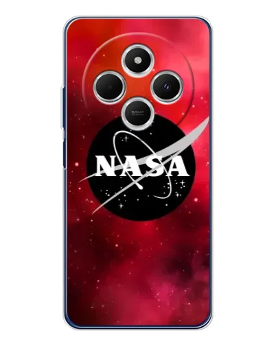 Чехол для Xiaomi Redmi 14C с картинкой «NASA — красная туманность»
