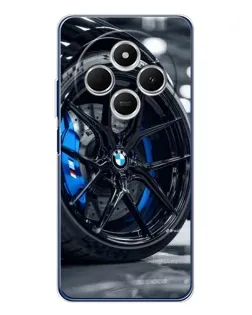 Чехол для Xiaomi Redmi 14C с картинкой «Колесо BMW вблизи» Чехол для Xiaomi Redmi 14C с картинкой «Колесо BMW вблизи»