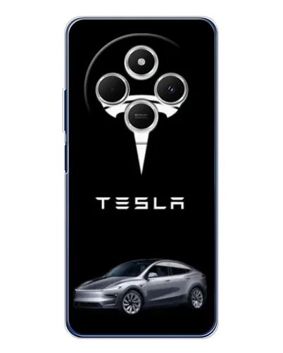 Чехол для Xiaomi Redmi 14C с картинкой «Tesla Model Y»
