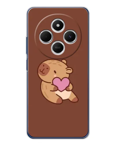 Чехол для Xiaomi Redmi 14C с картинкой «Капибара с сердцем» Чехол для Xiaomi Redmi 14C с картинкой «Капибара с сердцем»