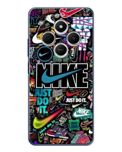 Чехол для Xiaomi Redmi 14R 5G с картинкой «Яркий коллаж Nike» Чехол для Xiaomi Redmi 14R 5G с картинкой «Яркий коллаж Nike»