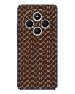Чехол для Xiaomi Redmi 14R 5G с картинкой «Gucci — шоколадная сетка»