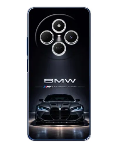 Чехол для Xiaomi Redmi 14R 5G с картинкой «BMW сквозь ночной город» Чехол для Xiaomi Redmi 14R 5G с картинкой «BMW сквозь ночной город»