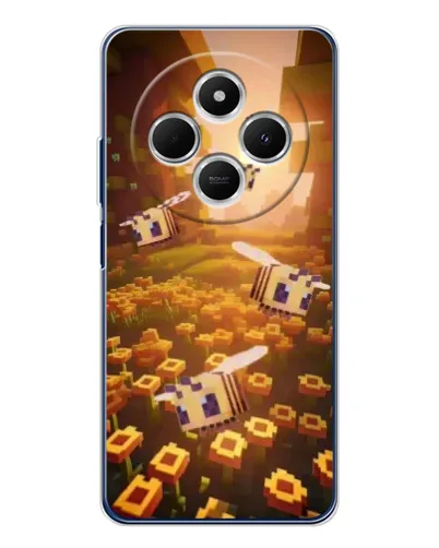 Чехол для Xiaomi Redmi 14R 5G с картинкой «Поле подсолнухов»