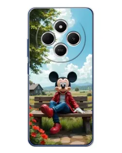 Чохол для Xiaomi Redmi 14R 5G з картинкою «Міккі на лавці»