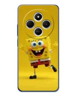 Чехол для Xiaomi Redmi 14R 5G с картинкой «Позитивный Губка Боб»