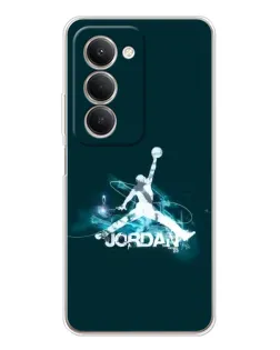 Чехол для Xiaomi Redmi 15 5G с картинкой «Jordan Blue Fire»