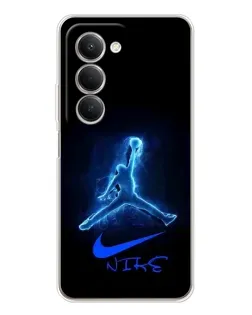Чехол для Xiaomi Redmi 15 5G с картинкой «Jordan Neon Blue»