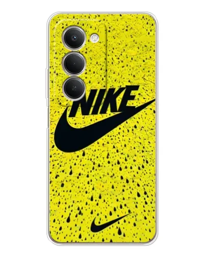 Чехол для Xiaomi Redmi 15 5G с картинкой «Желтый текстурный Nike»