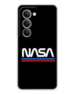 Чехол для Xiaomi Redmi 15 5G с картинкой «NASA — классика Red Blue» Чехол для Xiaomi Redmi 15 5G с картинкой «NASA — классика Red Blue»