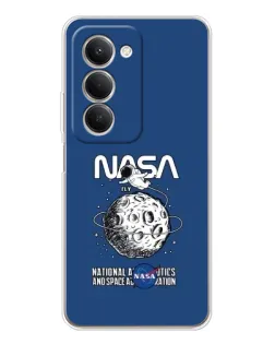 Чехол для Xiaomi Redmi 15 5G с картинкой «NASA — лунная миссия»