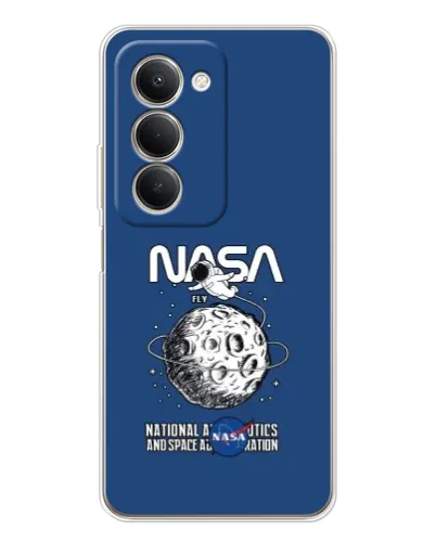 Чехол для Xiaomi Redmi 15 5G с картинкой «NASA — лунная миссия»