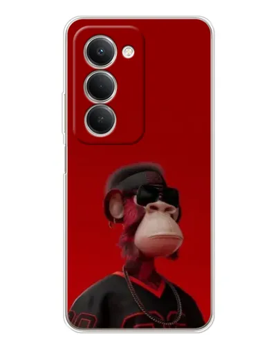 Чехол для Xiaomi Redmi 15 5G с картинкой «Bored Ape в красном»