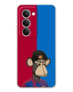 Чехол для Xiaomi Redmi 15 5G с картинкой «Bored Ape — фанат Барсы»