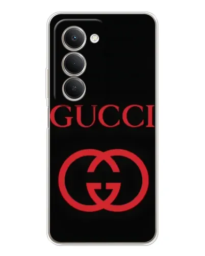 Чохол для Xiaomi Redmi 15 5G з картинкою «Gucci — червоний логотип» Чохол для Xiaomi Redmi 15 5G з картинкою «Gucci — червоний логотип»