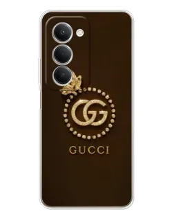 Чохол для Xiaomi Redmi 15 5G з картинкою «Gucci — золотий метелик»