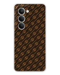 Чохол для Xiaomi Redmi 15 5G з картинкою «Gucci — золоті діагоналі»