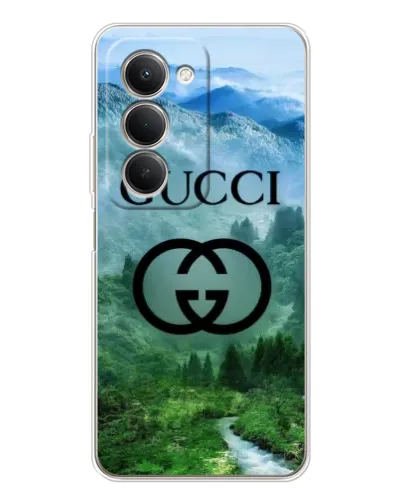 Чохол для Xiaomi Redmi 15 5G з картинкою «Gucci — гірський пейзаж» Чохол для Xiaomi Redmi 15 5G з картинкою «Gucci — гірський пейзаж»