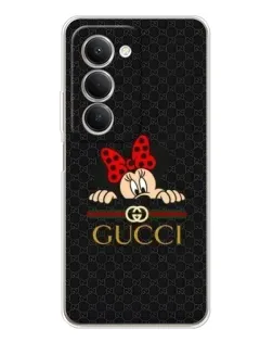 Чохол для Xiaomi Redmi 15 5G з картинкою «Мінні Маус Gucci — чорний»