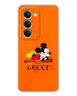 Чохол для Xiaomi Redmi 15 5G з картинкою «Міккі Маус Gucci — помаранч»