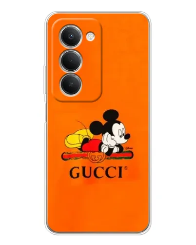 Чохол для Xiaomi Redmi 15 5G з картинкою «Міккі Маус Gucci — помаранч» Чохол для Xiaomi Redmi 15 5G з картинкою «Міккі Маус Gucci — помаранч»