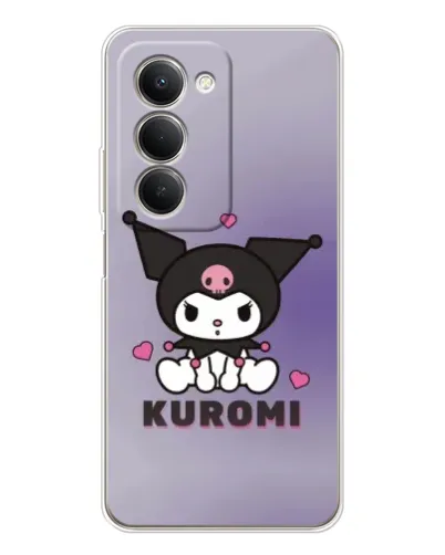 Чехол для Xiaomi Redmi 15 5G с картинкой «Kuromi — фиолетовый арт»