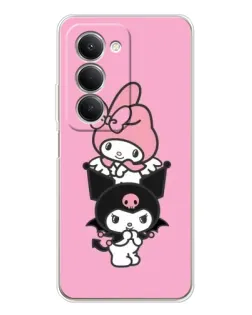 Чехол для Xiaomi Redmi 15 5G с картинкой «Трио My Melody и Kuromi» Чехол для Xiaomi Redmi 15 5G с картинкой «Трио My Melody и Kuromi»
