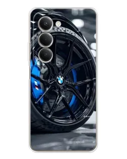 Чехол для Xiaomi Redmi 15 5G с картинкой «Колесо BMW вблизи»