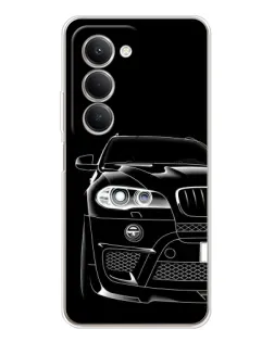 Чехол для Xiaomi Redmi 15 5G с картинкой «Темный силуэт BMW»