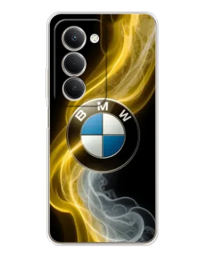 Чехол для Xiaomi Redmi 15 5G с картинкой «Золотистый дым BMW»