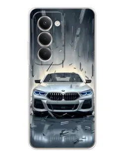 Чехол для Xiaomi Redmi 15 5G с картинкой «BMW в свете фар»