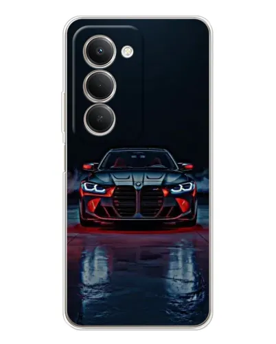 Чехол для Xiaomi Redmi 15 5G с картинкой «BMW на мокрой дороге»