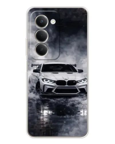 Чехол для Xiaomi Redmi 15 5G с картинкой «BMW сквозь туман»