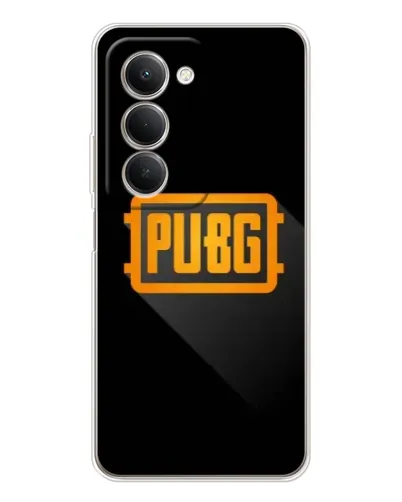 Чехол для Xiaomi Redmi 15 5G с картинкой «PUBG — рамка лого»