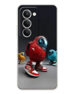 Чехол для Xiaomi Redmi 15 5G с картинкой «Among Us — 3D стиль»