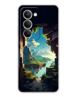 Чехол для Xiaomi Redmi 15 5G с картинкой «Вид из пещеры»