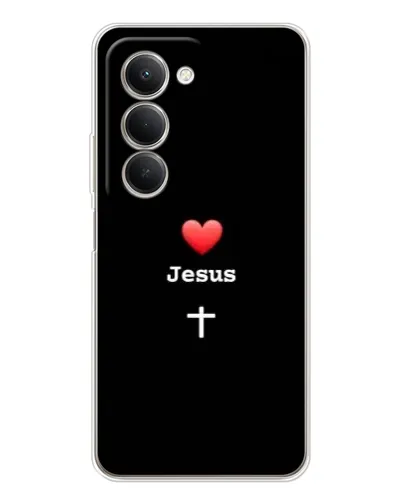 Чохол для Xiaomi Redmi 15 5G з картинкою «Серце - Jesus»