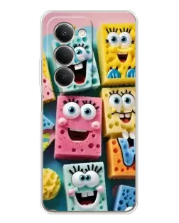 Чехол для Xiaomi Redmi 15 5G с картинкой «Цветные губки»