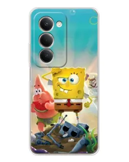 Чехол для Xiaomi Redmi 15 5G с картинкой «Спанч Боб победитель»