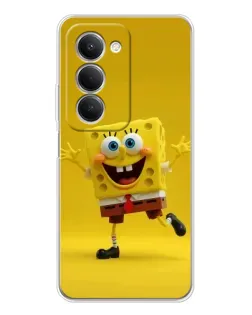 Чехол для Xiaomi Redmi 15 5G с картинкой «Позитивный Губка Боб»