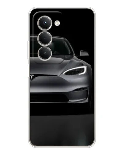 Чехол для Xiaomi Redmi 15 5G с картинкой «Tesla Model S Look»
