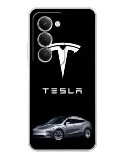 Чехол для Xiaomi Redmi 15 5G с картинкой «Tesla Model Y»