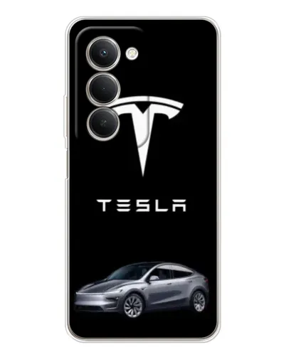 Чехол для Xiaomi Redmi 15 5G с картинкой «Tesla Model Y»