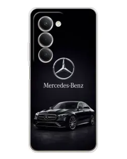 Чехол для Xiaomi Redmi 15 5G с картинкой «Mercedes — решетка радиатора»