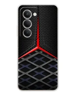 Чехол для Xiaomi Redmi 15 5G с картинкой «Mercedes Carbon Grid»