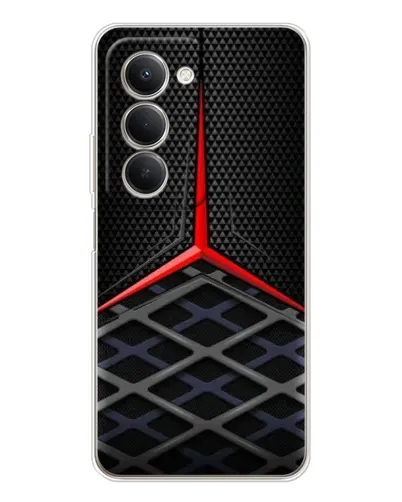 Чехол для Xiaomi Redmi 15 5G с картинкой «Mercedes Carbon Grid»